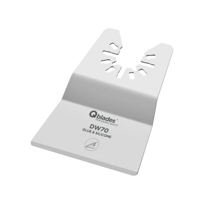 Afbeelding van Qblades DW70 multitool Segmentmes Bol Kit en Lijm 52mm (DeWalt)