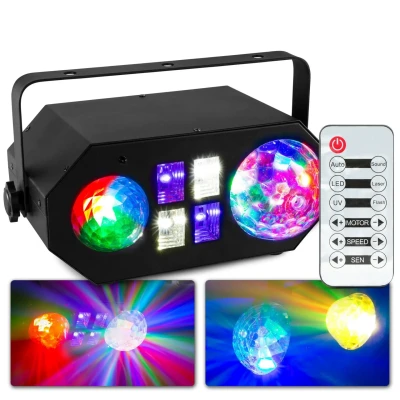Afbeelding van BeamZ LEDWAVE 4 in 1 LED lichteffect met afstandsbediening