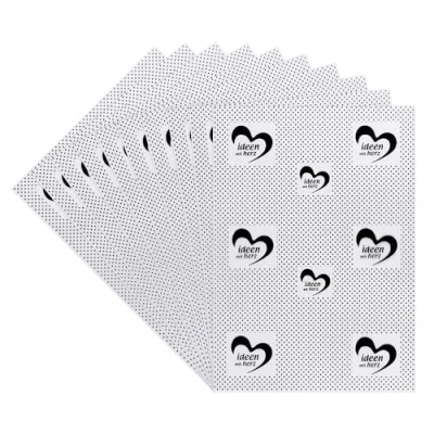 Afbeelding van Ideen mit Herz Windwielfolie, zelfklevend, transparante folie, mobiele transparant, 0,2 mm, DIN A4, 10 stuks, eenzijdig klevend