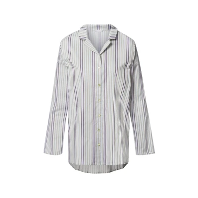 Afbeelding van Hanro Lounge Pyjamashirt, Dames, Maat: XS, Beryl stripe
