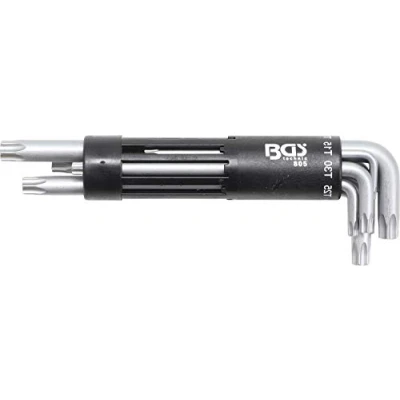 Afbeelding van BGS Stiftsleutelset extra lang torx met boring T10 T50 8 delig