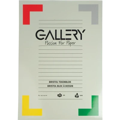 Afbeelding van Gallery Bristol tekenblok, ft 29,7 x 42 cm, A3, 200 g m², 20 vel