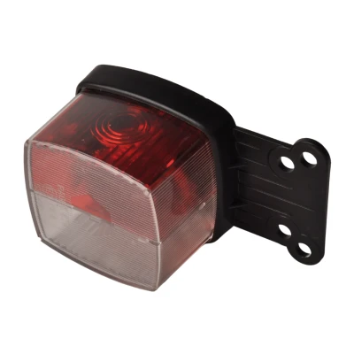 Afbeelding van Radex Positielamp 901 rood/wit op houder