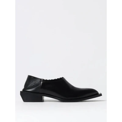 Afbeelding van Low Heel Leather Pointed Ankle Boots Wo Black Loafers