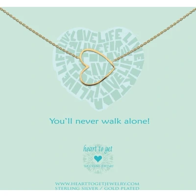 Afbeelding van Heart to Get Ketting met hanger GeelGoud Hart