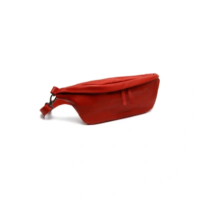 Afbeelding van The Chesterfield Brand Leren Heuptas Rood Kruger