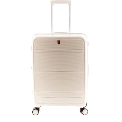 Afbeelding van Gladiator Saona Middelgrote Koffer 65 cm 70/80 liter Expandable TSA slot Wit