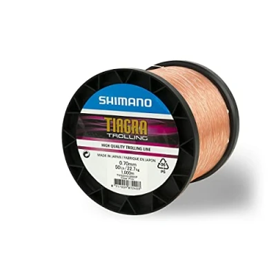 Afbeelding van Shimano Tiagra Trolling 1000m 0.55mm 30lb Clear Pink Nylon vislijn