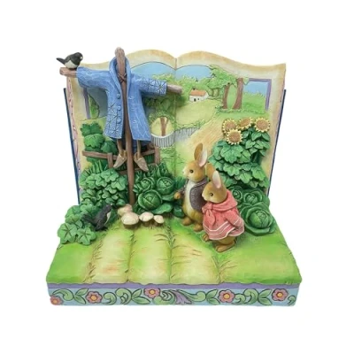 Afbeelding van Enesco Jim Shore Peter en Benjamin door Vogelverschrikker St, Beeldje, 13,5 cm H