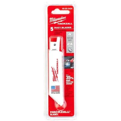 Afbeelding van MILWAUKEE 49005424 HACKZALL metaalzaagblad 100mm 25 TPI (5 st.)