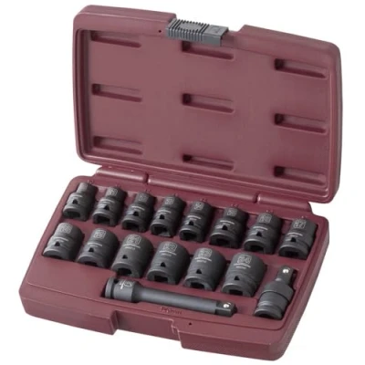 Afbeelding van Kraftwerk 380005 16 delige slagmoerset 1/2 inch