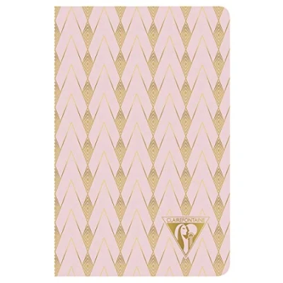 Afbeelding van Clairefontaine 193496C notitieboek Neo Deco &quot;lentezomercollectie&quot;, 96 pagina&#039;s, ivoorkleurig, 9 x 14 cm, 90 g, gelinieerd, envelop van karton, motief Zenith