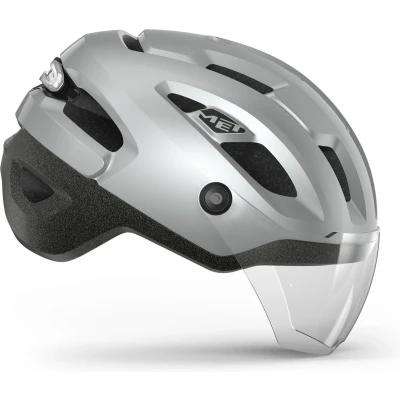 Afbeelding van MET Intercity MIPS Fietshelm Mannen &amp; Vrouwen E Bike Volwassenen Elektrische Fiets Maat S (52 56cm) NTA 8776 Reflective Glossy (Grijs)