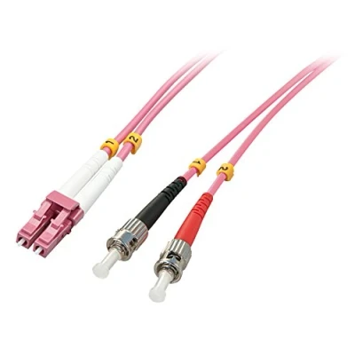 Afbeelding van Lindy 46352 Glasvezel kabel 3 m OM4 LC ST Roze