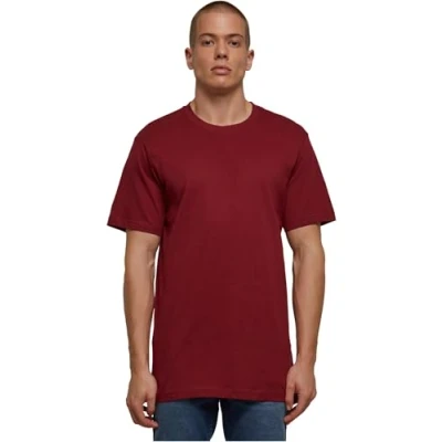 Afbeelding van Herenshirt &#039;Basic Round Neck&#039; met korte mouwen Burgundy 4XL