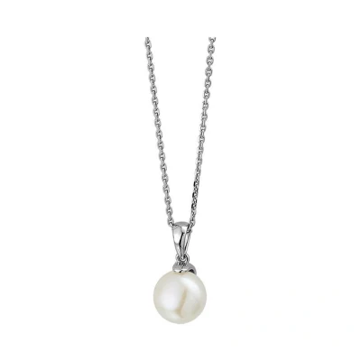 Afbeelding van YO&amp;NO Ketting Zilver Anker Parel 1,1mm 41 + 4cm Sieraden vrouw Gerhodineerd 925