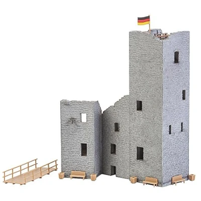 Afbeelding van Faller FA 130585 Castle Ruin HO Scale Building Kit bouwset, grijs, bruin, één maat