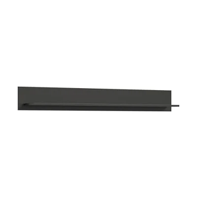 Afbeelding van Linea wandkast wandplank 1 plank mat grijs.