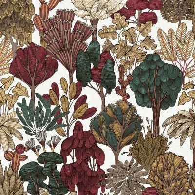 Afbeelding van AS Creation AP Floral Impression 37749 6 377496 Paars / Rood