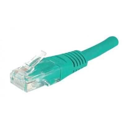 Afbeelding van Patchkabel RJ45 Rechte kabel Cat5E Niet afgeschermd UTP CUC Groen