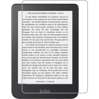 Afbeelding van Basey Kobo Clara 2E Screen Protector Tempered Glass Transparant
