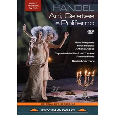 Afbeelding van Sara Mingardo, Antonio Abete, Ruth Rosique Andel: Aci, Galatea e Polifemo (DVD)