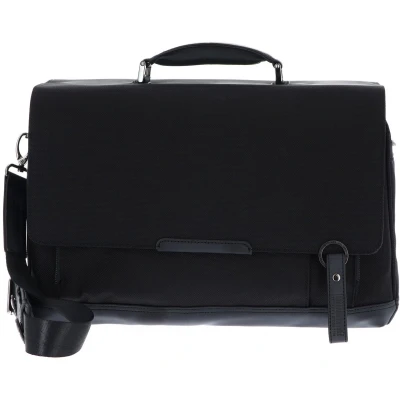 Afbeelding van LEONHARD HEYDEN Afzonderlijke gevallen Business tas met laptopvak Jersey Briefcase 2 Compartments Black Zwart
