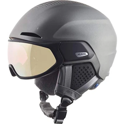 Afbeelding van Skihelm Alpina Alto Qv Gunmetal Matt 51 55 cm