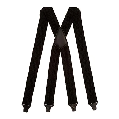 Afbeelding van Olata Heavy Duty X Vorm Bretels met Kunststof Clips 4 cm. Zwart