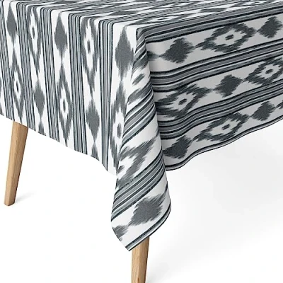 Afbeelding van MARTINA HOME Tafelkleed van hars, eilanden, zwart, 100 x 140 cm