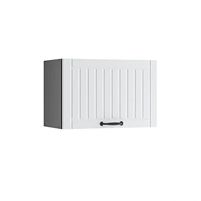 Afbeelding van Vicco Hangkast Fame Line, Wit Landhuis/Grijs, 60 cm Plat