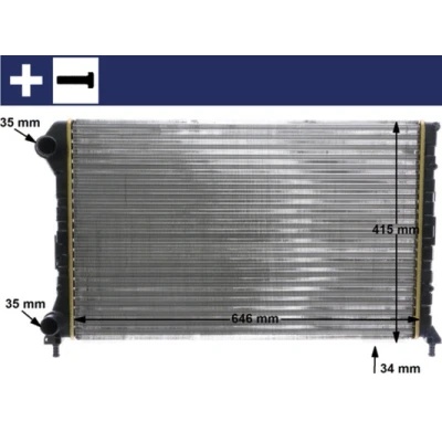 Afbeelding van Mahle Original Radiateur CR 1447 000S