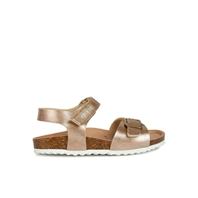 Afbeelding van Geox J Adriel G C SHI SYNT LEA Sandalen voor kinderen, Maat: 38, Rose gold Kunststof