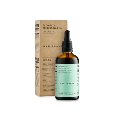 Afbeelding van Goudsbloem (Calendula Officinalis L.) Alcoholvrije moedertinctuur vloeibaar extract druppels 100ml Voedingssupplement Marishanti 100% natuurlijk en veganistisch