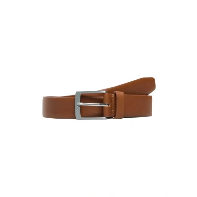 Afbeelding van s.Oliver Black Label FINE Riem, Heren, Maat: 110, Zimt