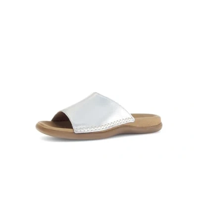 Afbeelding van Gabor Damesslippers, slippers, beste pasvorm, Zilver 61, 40 EU