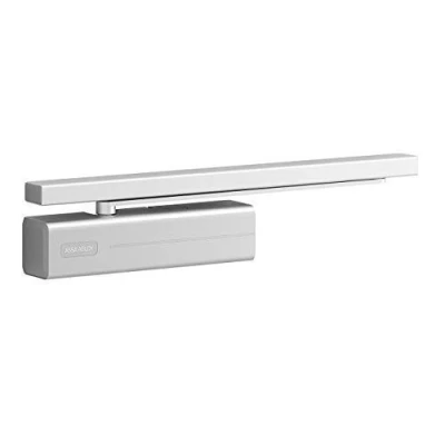 Afbeelding van ASSA ABLOY DC350 Design deurdranger EN 2 6/1 4 met sluitvertraging exclusief arm kap in RVS. 180 15 A000304437
