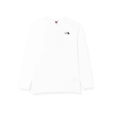 Afbeelding van T Shirt The North Face Men L/S Red Box Tee TNF White Black XS