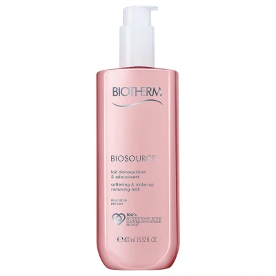 Afbeelding van Biotherm Biosource Reinigingsmelk Droge Huid make up remover 400ml
