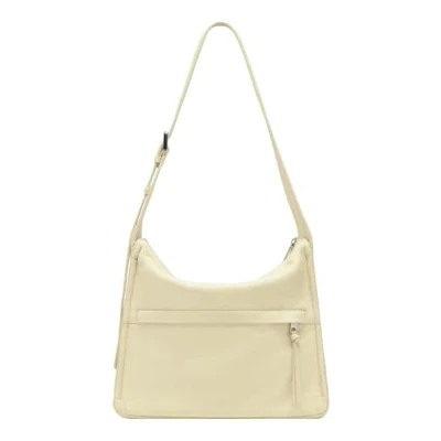 Afbeelding van LIEBESKIND BERLIN Leren Schoudertas Sky Sheep Natural Hobo Bag Lemonade Lichtgeel