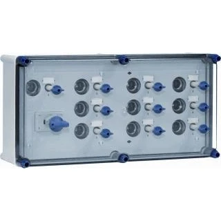 Afbeelding van Eaton holec halyester installatiekast 270x540mm 10 groepen 3f direct hs 63a 4p 1864034