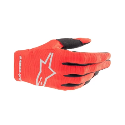 Afbeelding van Alpinestars 2025 Radar Jeugd Crosshandschoenen Mars Rood / Zilver maat XXS
