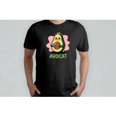 Afbeelding van Avocat T Shirt VeganLife PlantBased CrueltyFree Funny VeganLeven Plantaardig Dierproefvrij VeganEten