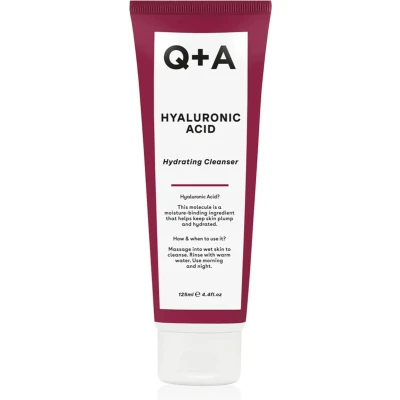 Afbeelding van 2x Q+A Hyaluronic Acid Cleansing Gel 125 ml