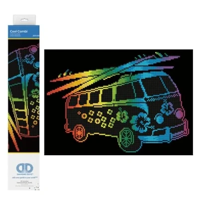 Afbeelding van Diamond Painting Volwassenen Ronde Steentjes Volledig Pakket Hobby Dotz® DD7.049 Droomauto 41 x 31cm