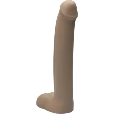 Afbeelding van Ylva &amp; Dite Hyperion XXL Siliconen dildo met balzak Made in Holland beige Skin