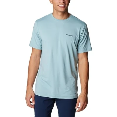 Afbeelding van Columbia Tech Trail T shirt met korte mouwen opdruk voor heren