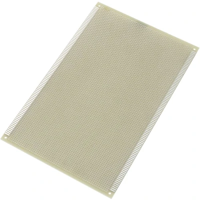 Afbeelding van TRU COMPONENTS SUPCB002 Euro printplaat, vertind epoxyhars, 267 mm x 170 mm, verdeling 2,54 inhoud levering: 1 stuk