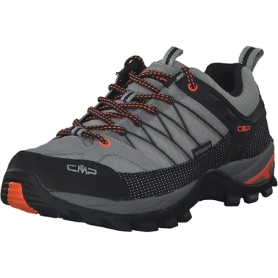Afbeelding van CMP Rigel LOW Trekking Shoes WP Outdoorschoenen, Heren, Maat: 39, Cemento/nero Leer/ synthetisch