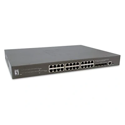 Afbeelding van LevelOne GTP 2871 Managed L3 Gigabit Ethernet (10/100/1000) Grijs Power over (PoE)